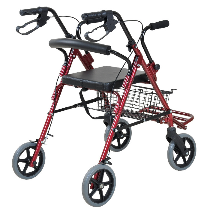 Hot selling new portable foldable elderly shopping cart walker convenient