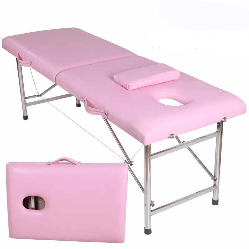 Foldable massage bed Beauty treatment massage beauty salon special beauty bed with hole