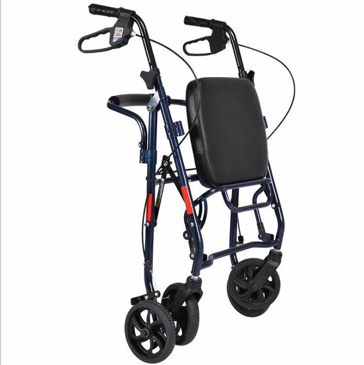 Hot selling new portable foldable elderly shopping cart walker convenient