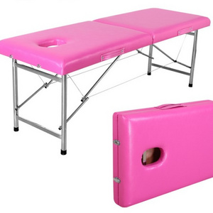 Foldable massage bed Beauty treatment massage beauty salon special beauty bed with hole