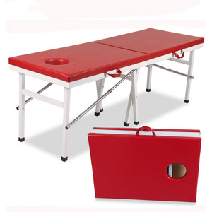 Portable Foldable Eight-legged Massage facial Bed Acupuncture and Beauty Salon SPA bed Physical Therapy Table Outpatient Bed