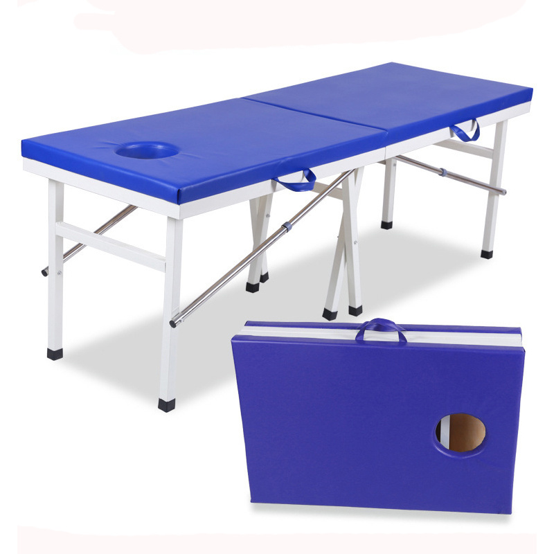 Portable Foldable Eight-legged Massage facial Bed Acupuncture and Beauty Salon SPA bed Physical Therapy Table Outpatient Bed