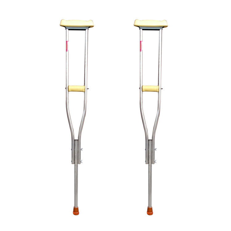 Medical Multi-Position Height Adjustable Aluminum Walking Stick Armpit Bracket Elbow Crutch Axillary Underarm Crutches