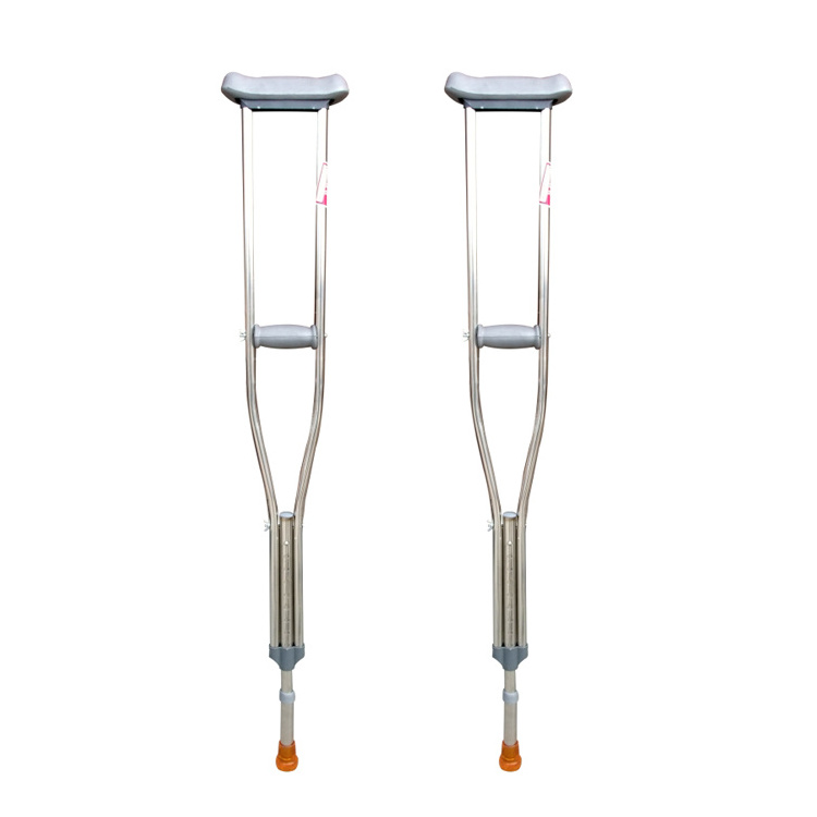 Medical Multi-Position Height Adjustable Aluminum Walking Stick Armpit Bracket Elbow Crutch Axillary Underarm Crutches