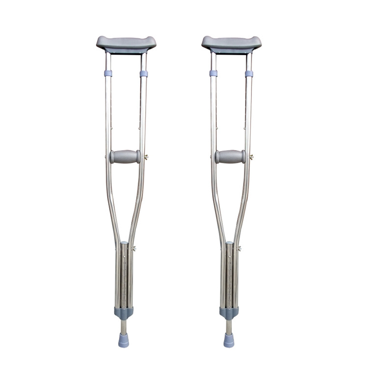 Medical Multi-Position Height Adjustable Aluminum Walking Stick Armpit Bracket Elbow Crutch Axillary Underarm Crutches