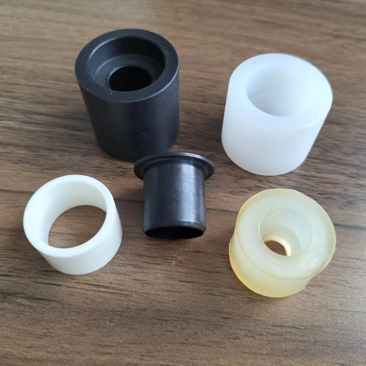 Custom Ptfe Composite Bearing Ptfe Plastic sleeve  Bushings