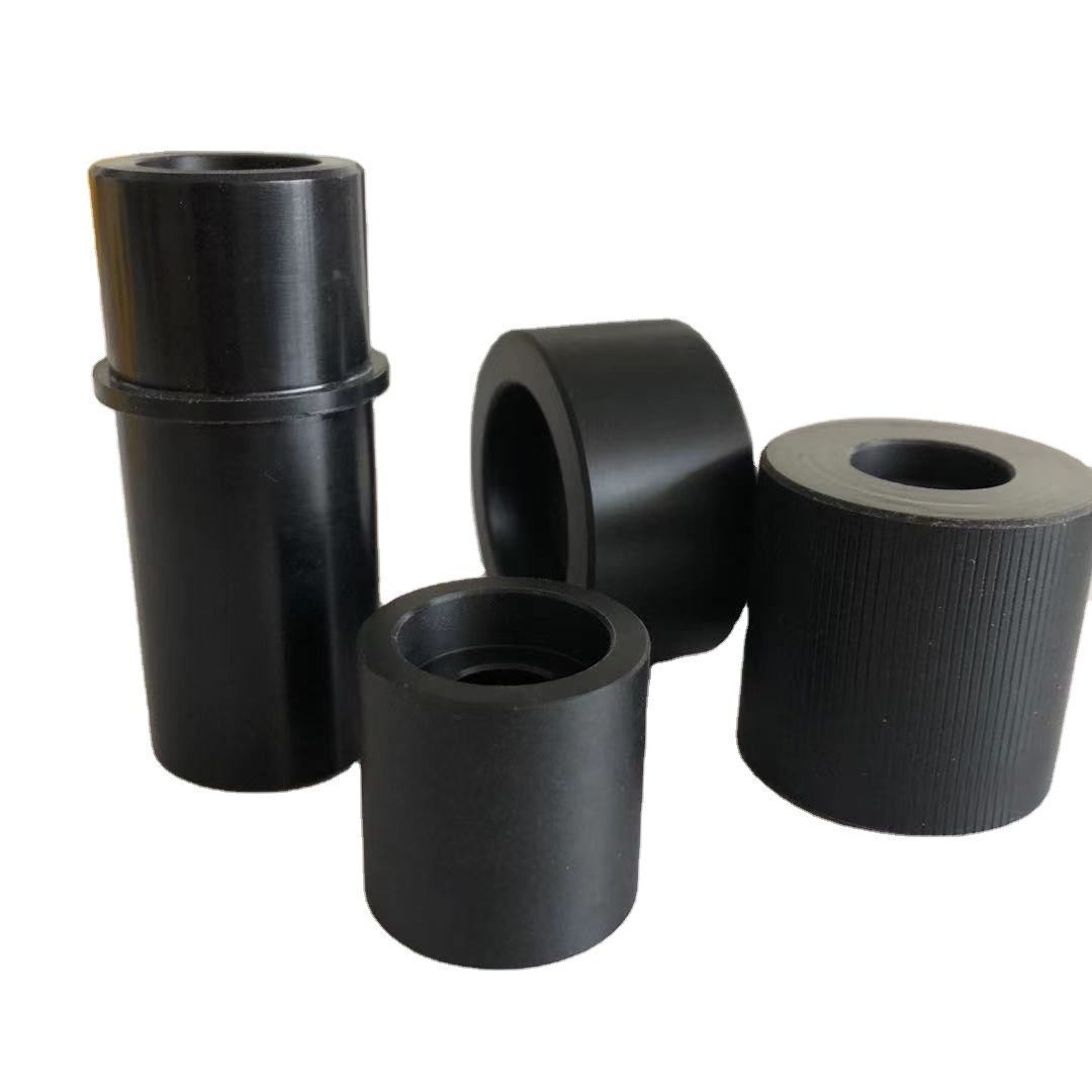 Factory supply round black nylon/delrin/UMHW plastic ring spacer