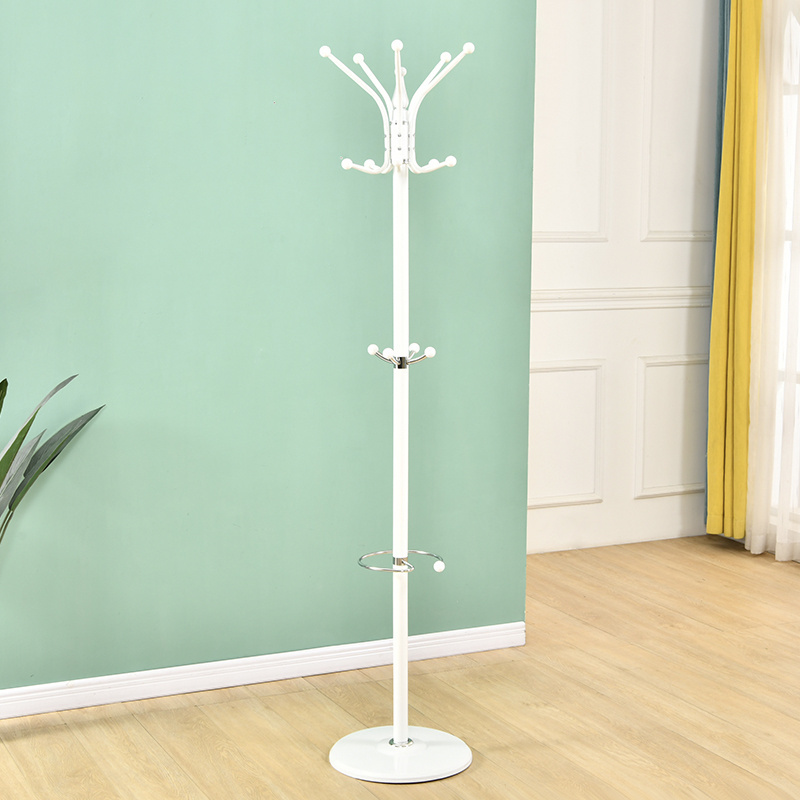 Cheap Bedroom furniture metal hat cloth coat stand holder hanger marble base standing coat rack