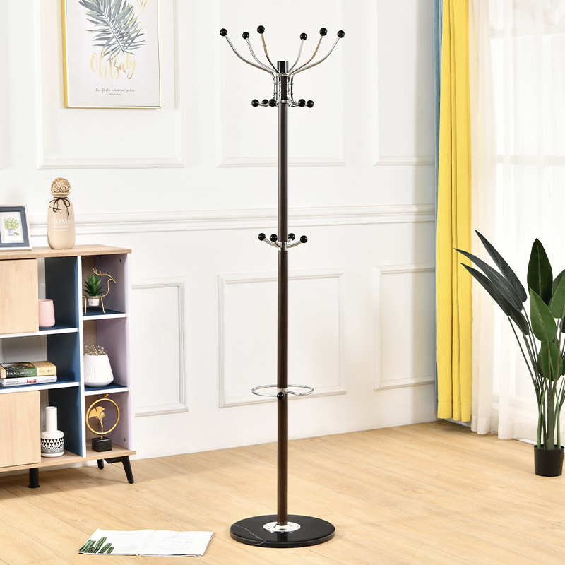 High Quality metal standing Coat Rack tree steel storage hanging coat stand for clothes floor hanger for bedroom