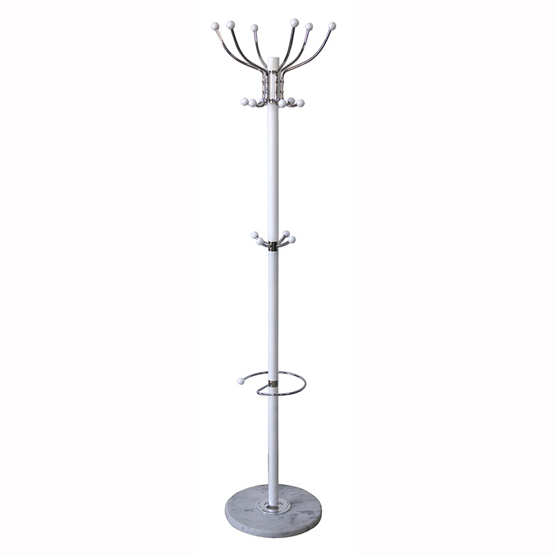 high quality Living Room Furniture Modern design white With Marble Base coat rack unique coat trees