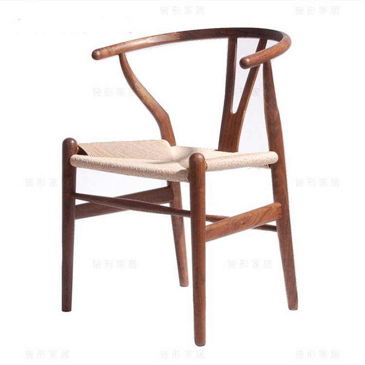 Modern Restaurant Furniture Wooden Dining Chair Creative Y Chair Wishbone Chair For Sale