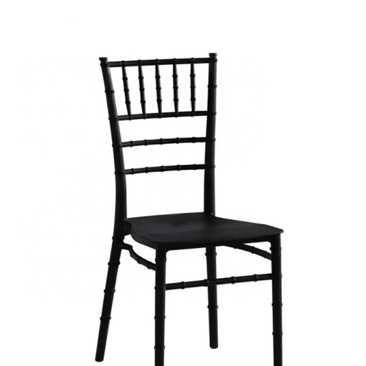 Factory wholesale cheap outdoor stackable plastic chiavari plastic pp weeding chairs