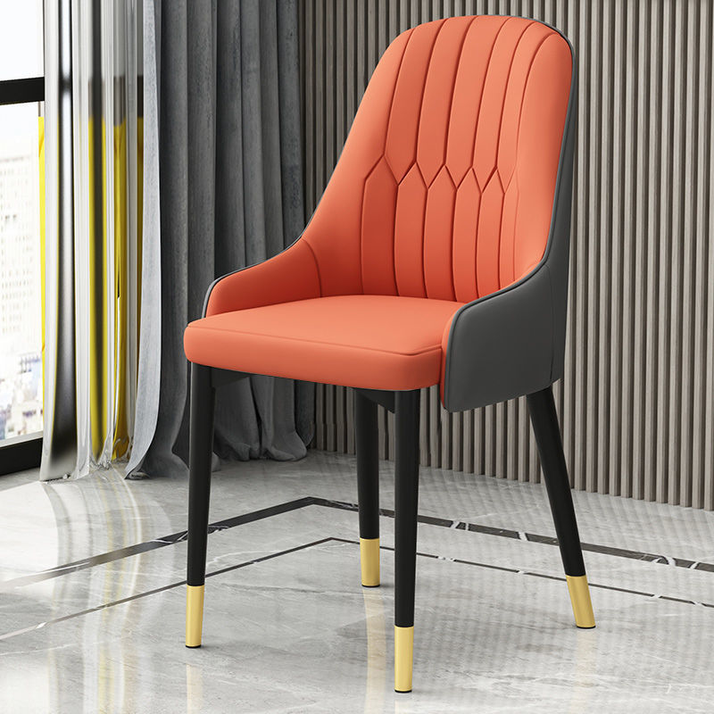 Wholesale Restaurant Luxury Dine Design Chair Indoor Hotel Furniture Upholstered Leather Dining Chair