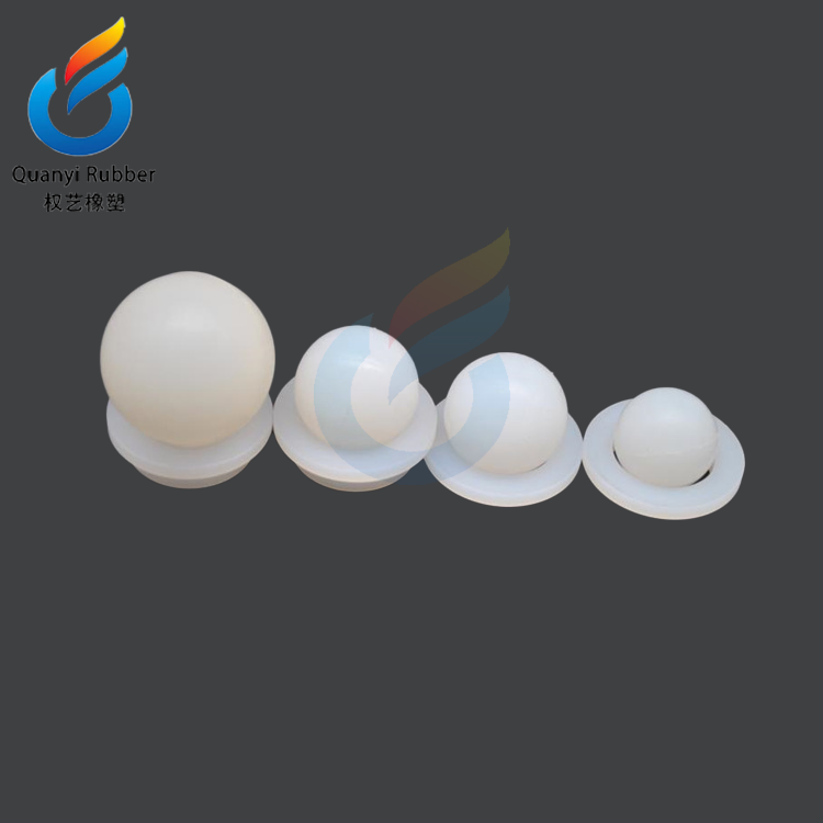 Custom High Temperature Bouncy Soft Hard Hole Colorful NR EPDM Silicone rubber Ball