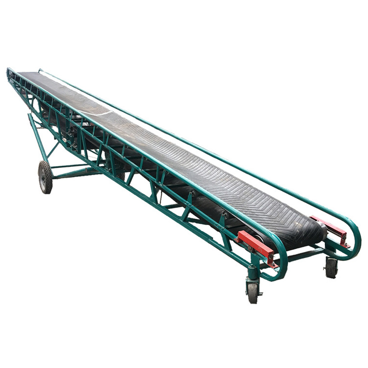 mobile stone crusher sand rubber conveyor belt machine