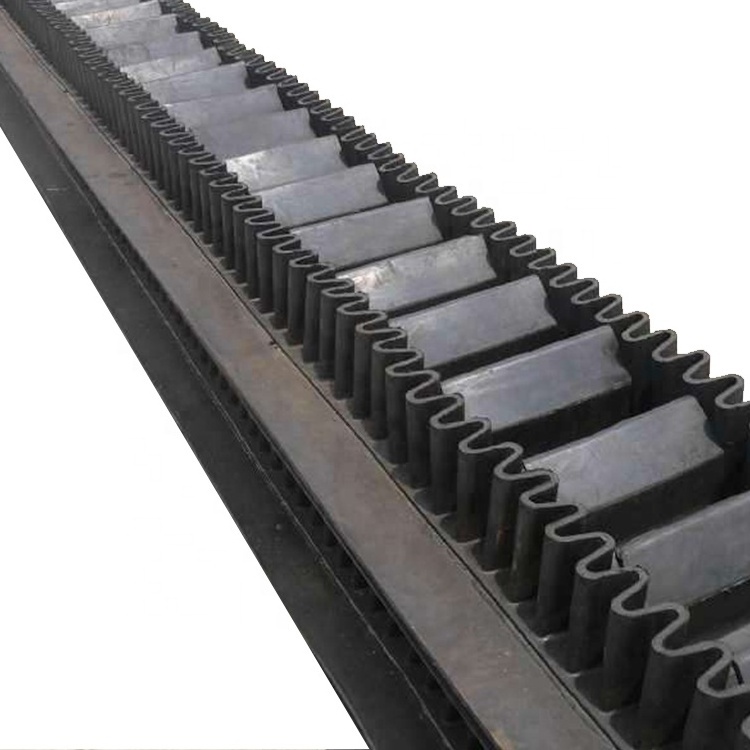 Agriculture Molded Edge Corrugated durable Skirt Side Wall Rubber Conveyor Belt