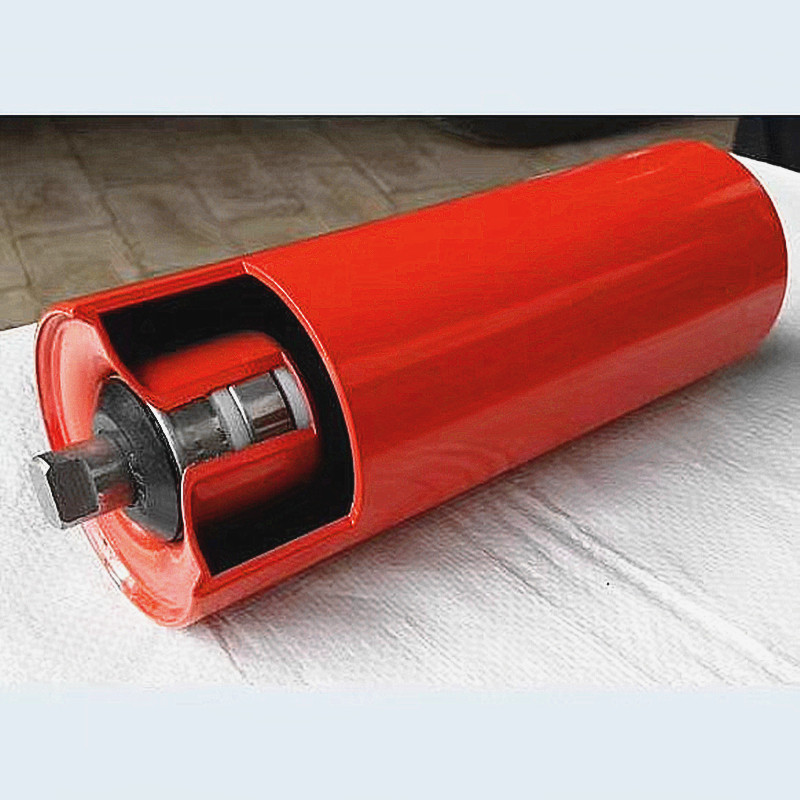 Heat Resistant Low Friction Comb Carrying Return Roller idler For Belt Conveyor