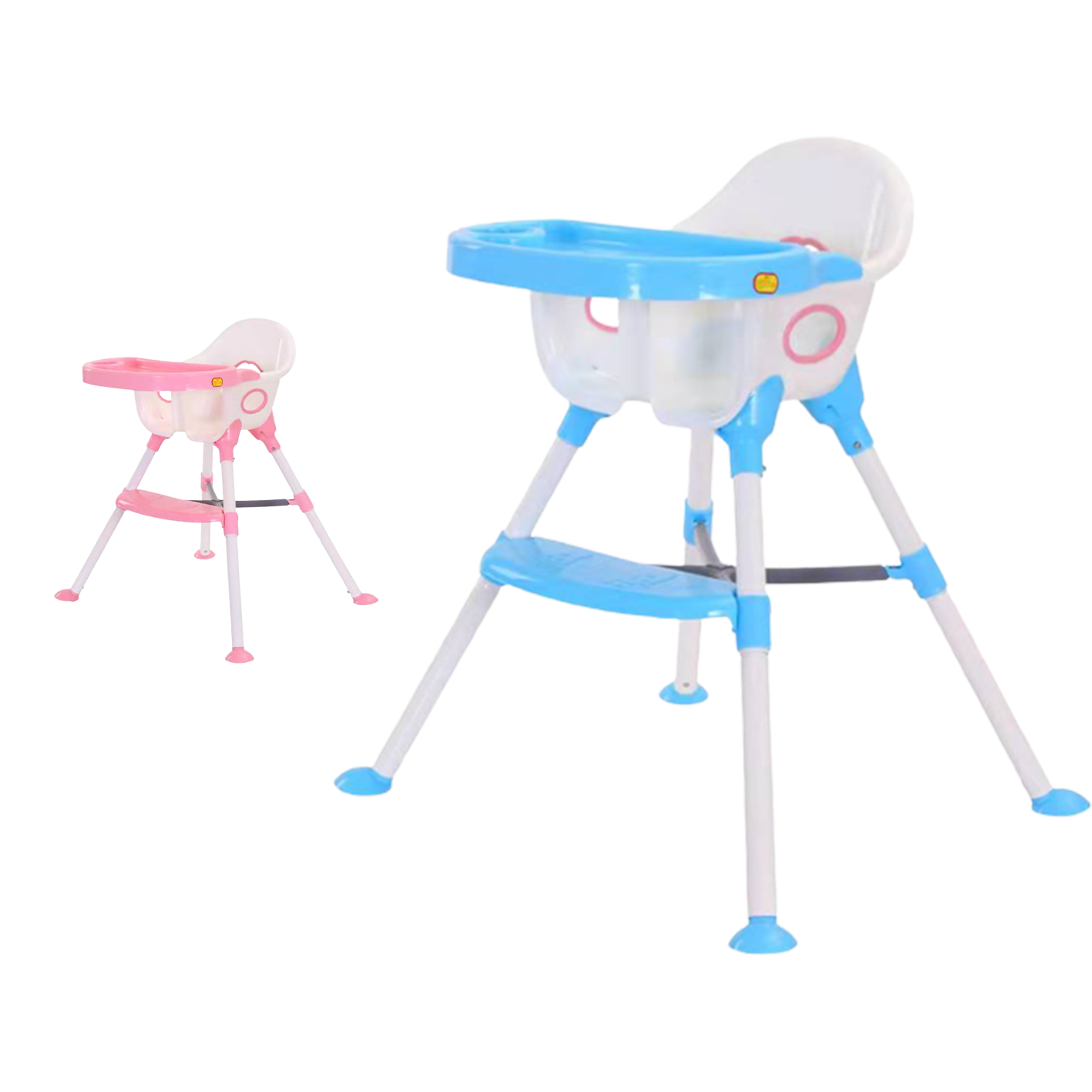 Cheap wholesale Foldable baby feeding chair with 3 in 1 baby high chair swing