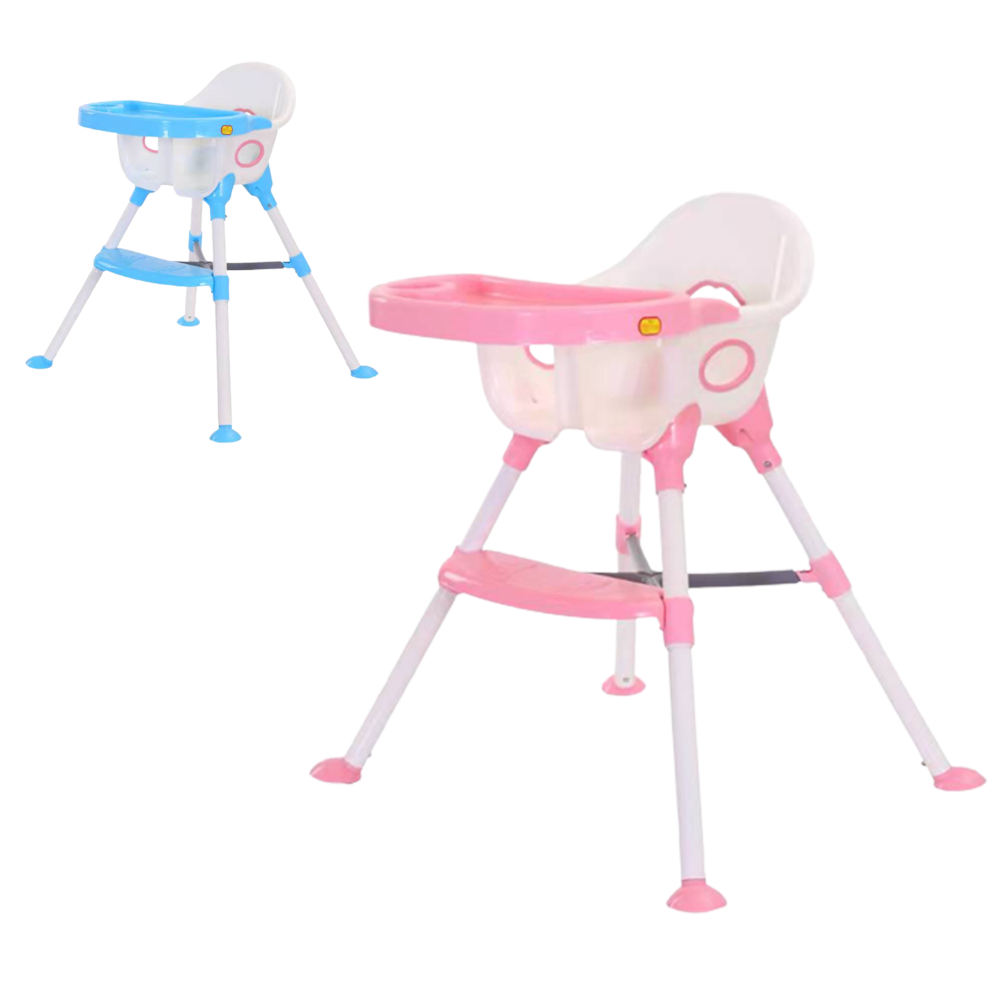 Cheap wholesale Foldable baby feeding chair with 3 in 1 baby high chair swing