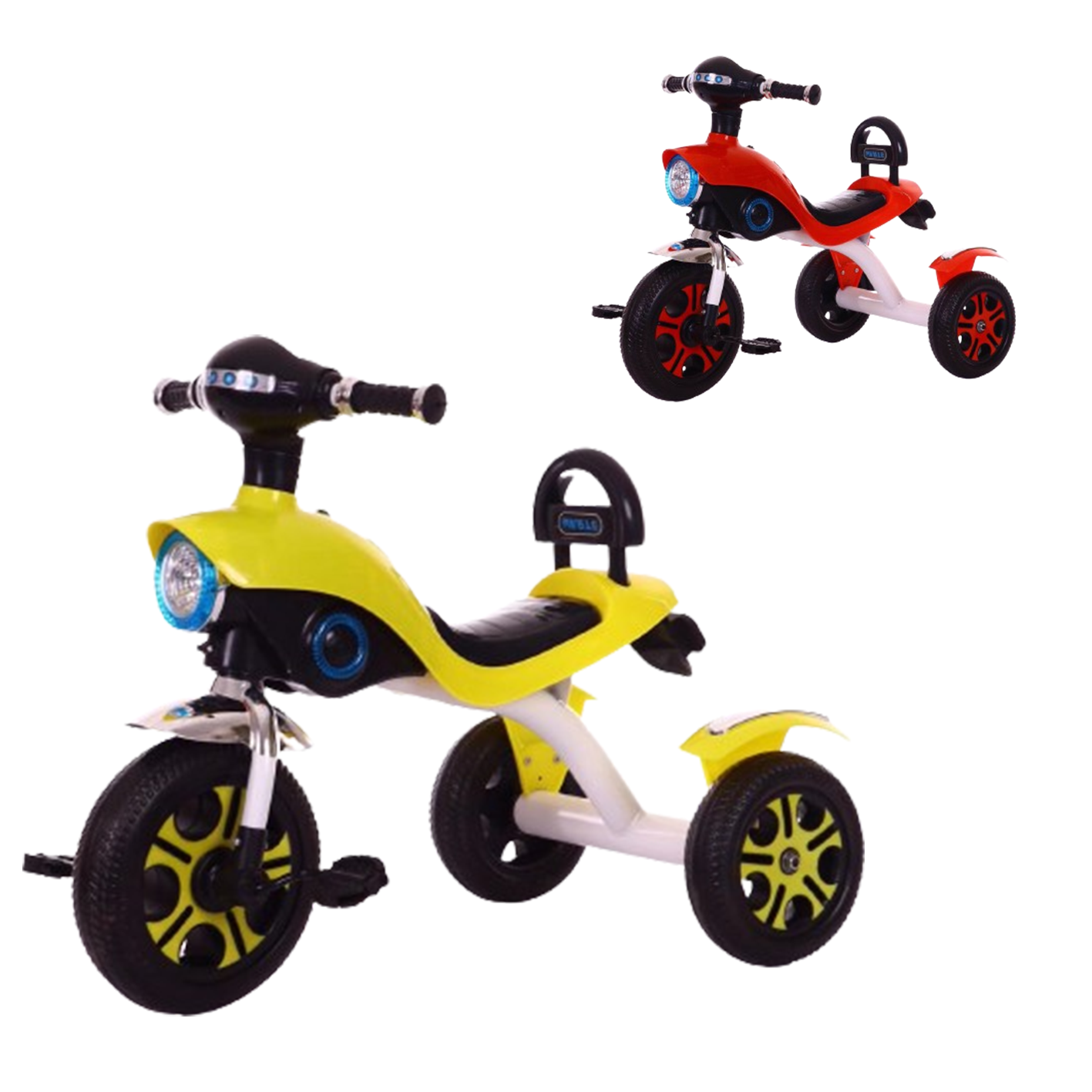 kids tricycle 3 wheel for 2- 8 years old baby pedal cars for baby tricycle kids with back seat