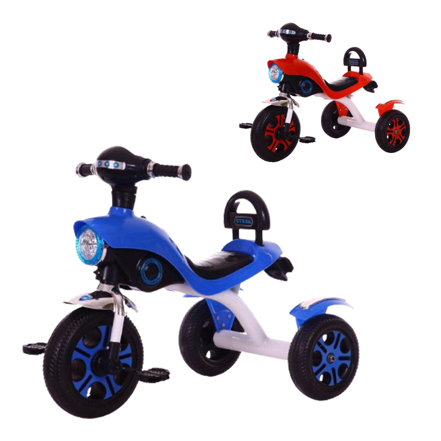 kids tricycle 3 wheel for 2- 8 years old baby pedal cars for baby tricycle kids with back seat