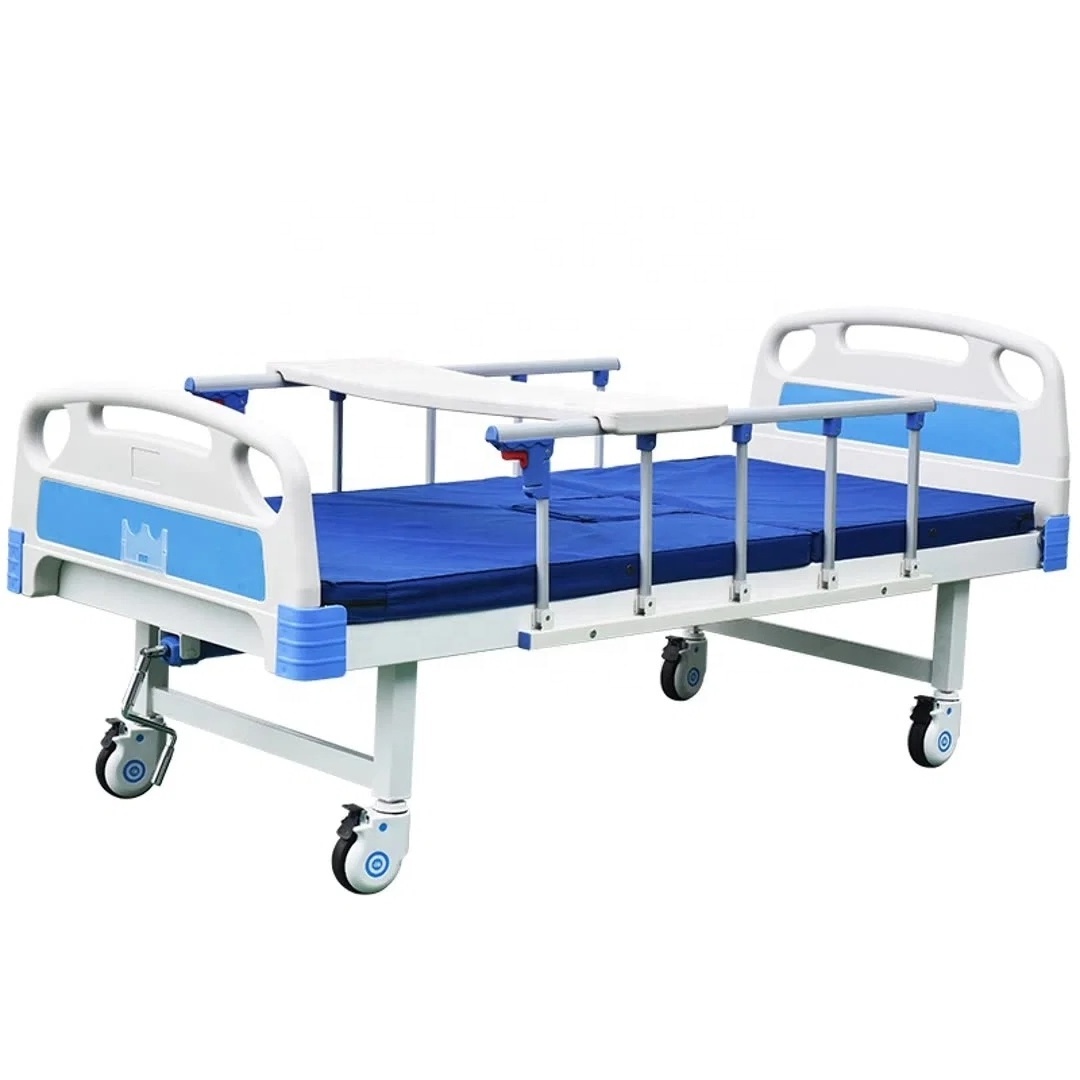 High quality medical equipment single function patient nursin manual 1 crank hospital bed