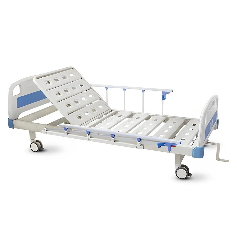 High quality medical equipment single function patient nursin manual 1 crank hospital bed