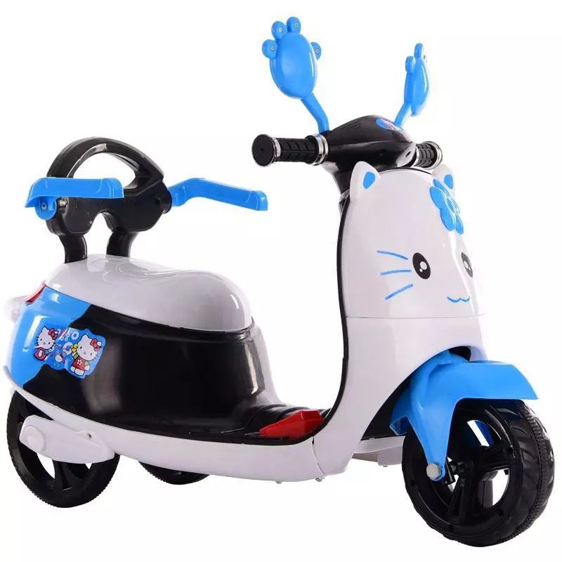 Manufacturer Cheap Cat Image Kid 6V Battery Powered Ride on Motorcycle Tricycle