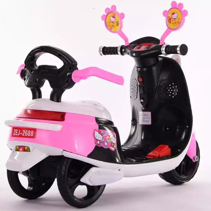 Manufacturer Cheap Cat Image Kid 6V Battery Powered Ride on Motorcycle Tricycle