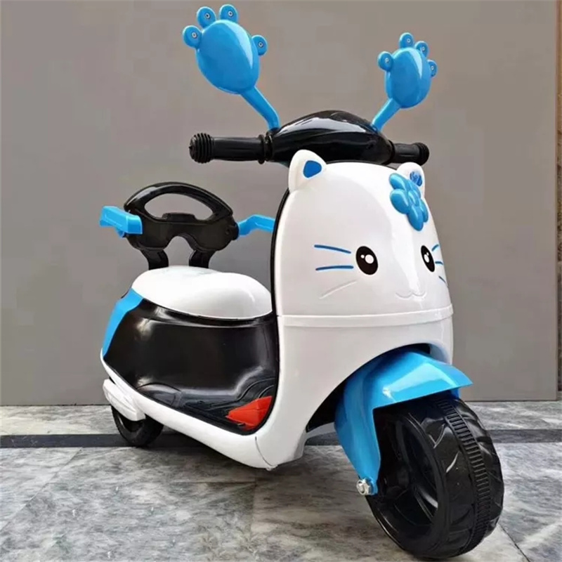 Manufacturer Cheap Cat Image Kid 6V Battery Powered Ride on Motorcycle Tricycle