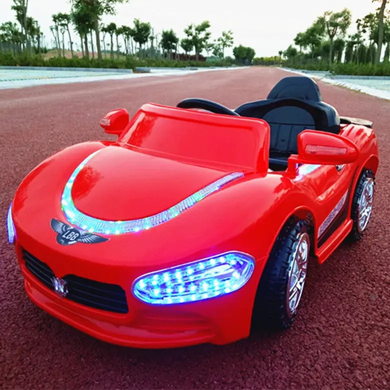 Children's electric car, two person toy car, two person four-wheel drive girl rechargeable sports car