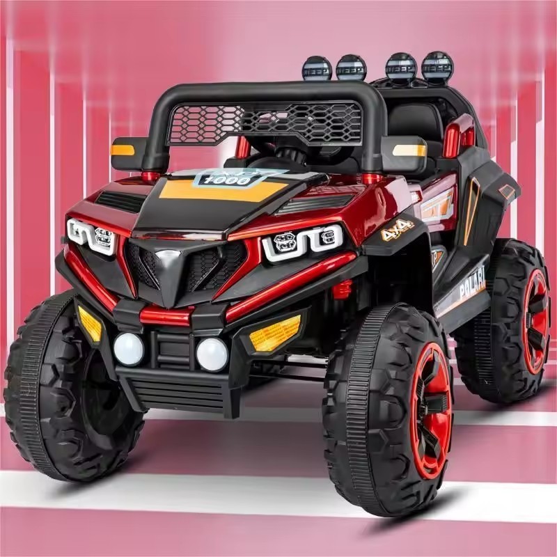 Cheap kids ride on beach buggy/electric ride on car 4 wheels motors car/gift car kids slide car with music lights electric car