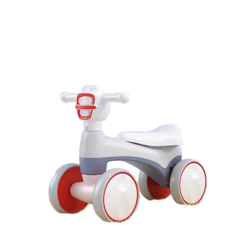 Hot sale children's plastic toy car four wheel scooter with music and light kids ride on toy car