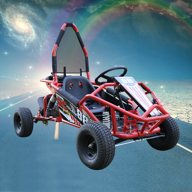 2024 New 200cc K7 Gasoline Racing Pedal Go Karts Off-Road 4X4 Beach Dune Buggy for Adults with Electric Start