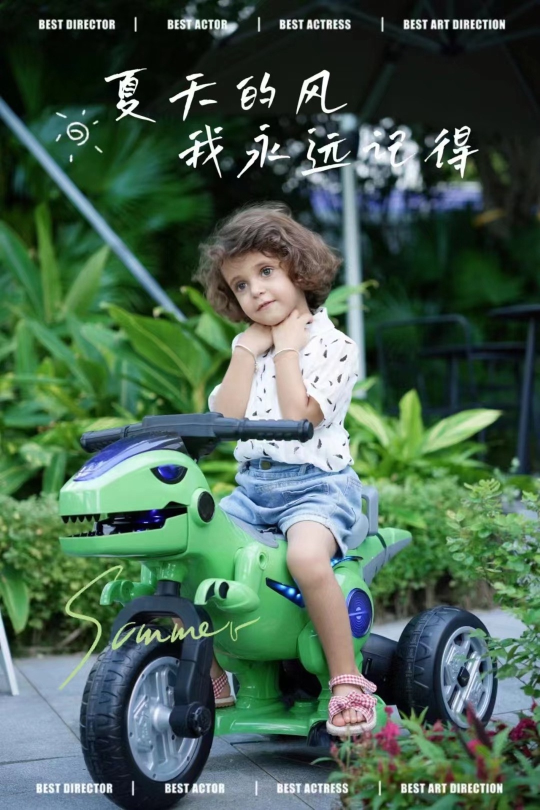 Cute Kids Electric Motorcycle Boy and Girls 3 Wheel Motorcycle Kids Ride On Bike Electric Toy Cars For Kids To Drive