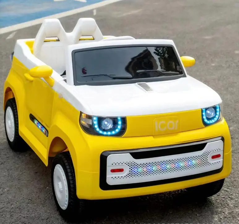 Unisex Children's Electric Car Four-Wheeled Toy Vehicle with Remote Control for 2-4 Year Old Boys and Girls Battery Powered