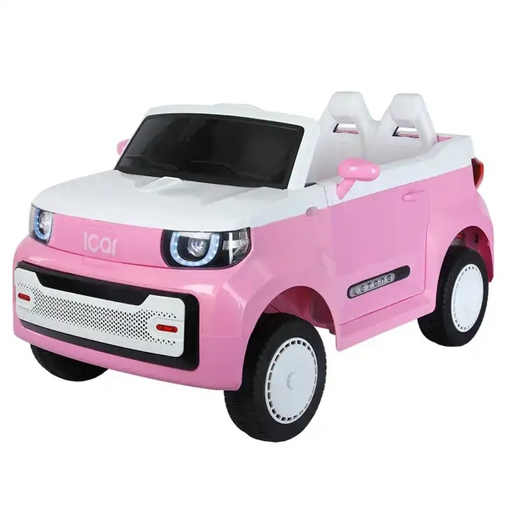 Unisex Children's Electric Car Four-Wheeled Toy Vehicle with Remote Control for 2-4 Year Old Boys and Girls Battery Powered