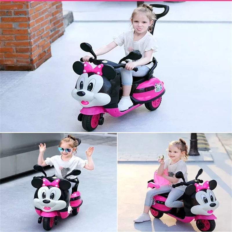 Electric Motorcycle With Push Button Switch And Volume Adjustment Function for kids