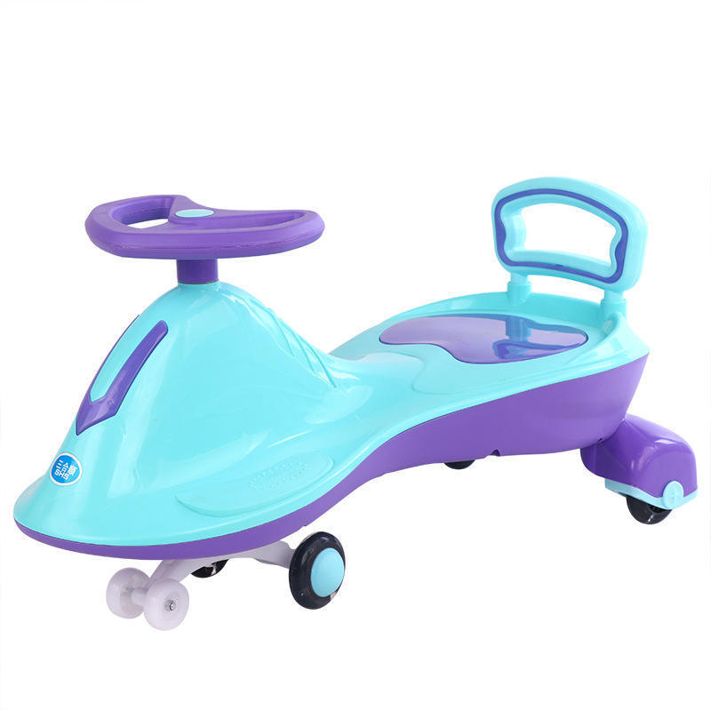 baby swing car with flashing wheels/cheap kids swing car with music and lights/Cute baby sliding car twist car