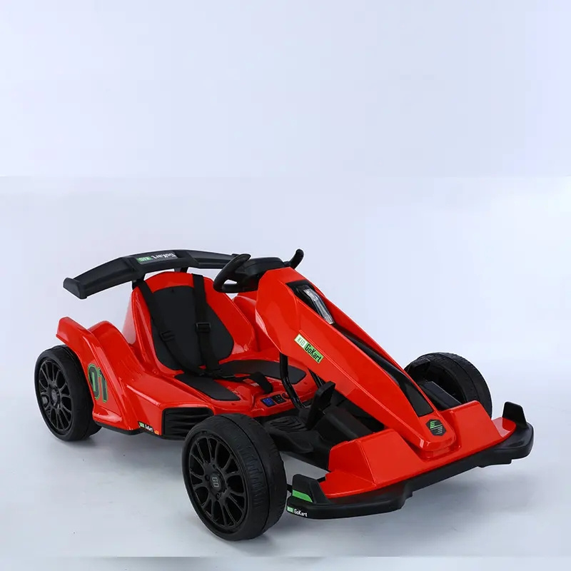 New style popular kids go karting racing child drift car dual motor electric go cart 12V 7AH cheap go carts for sale