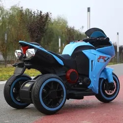 Can sit on adult boys and girls tricycle double rechargeable large d electric toy motorcycle