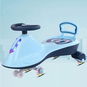 baby swing car with flashing wheels/cheap kids swing car with music and lights/Cute baby sliding car twist car