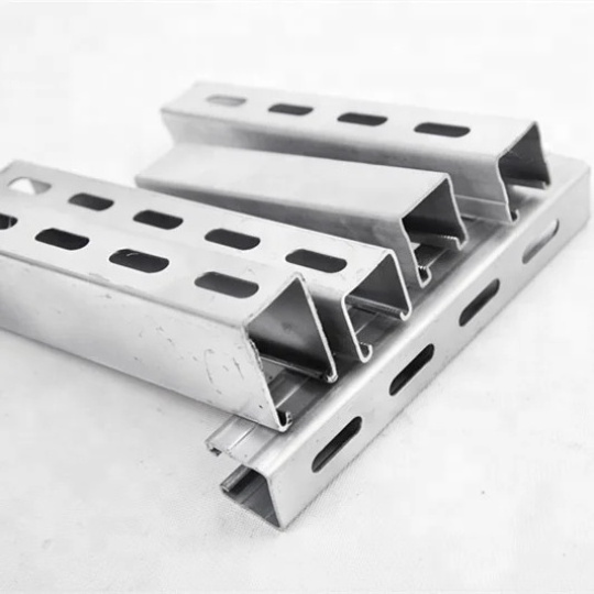 Galvanized Strut channel /C channel/Unistrut/ seismic bracing/seismic bracket