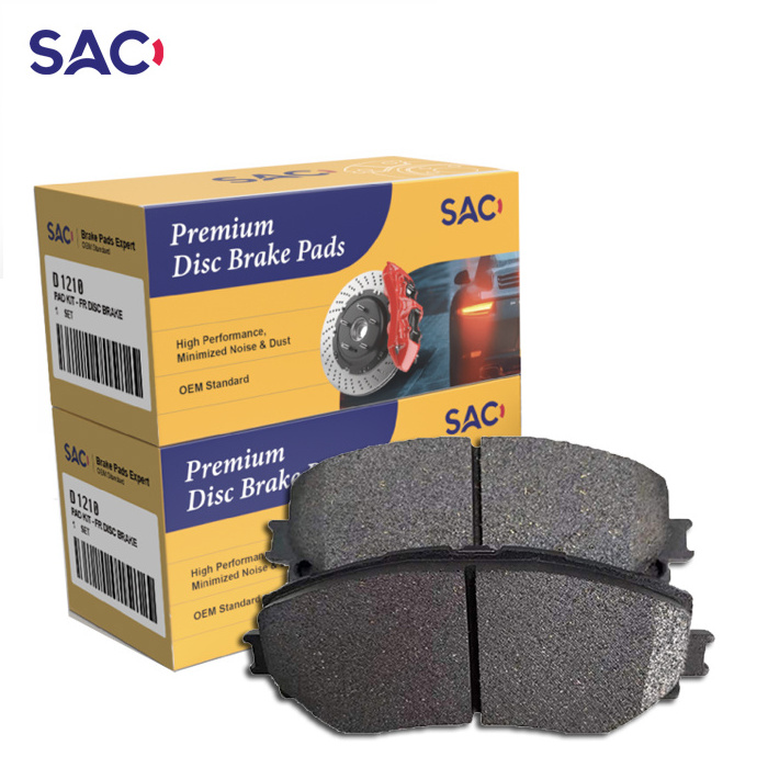 Low price no noise no dust semi-metallic auto brake pads for Japanese cars D502 SP1217