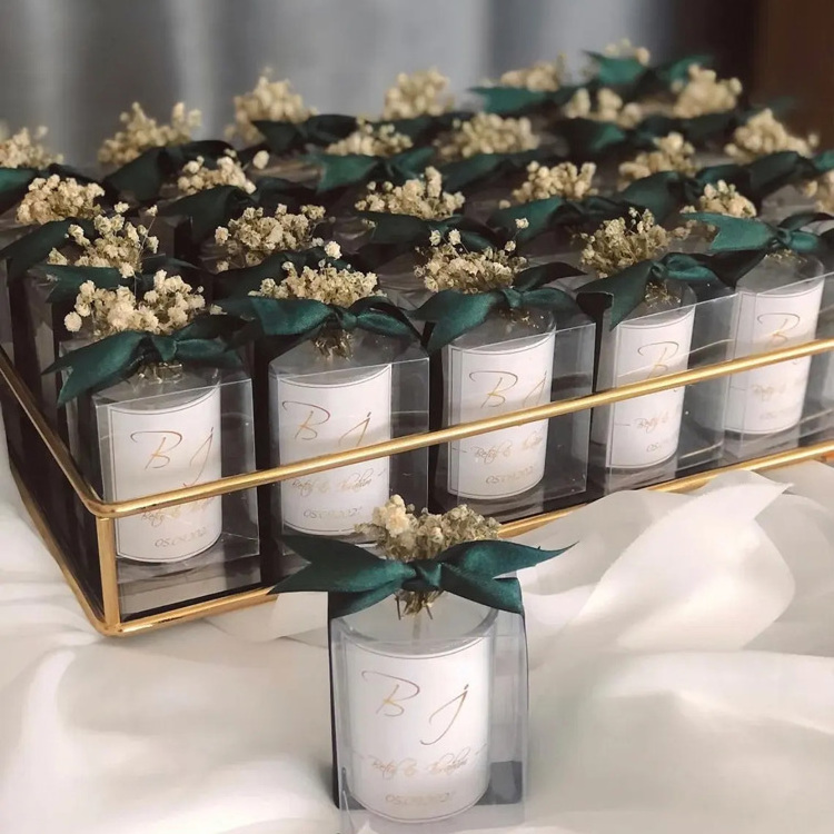 Luxury Scented Candles Personalized Custom Wedding Party Candle Favors Wedding Candle Gifts