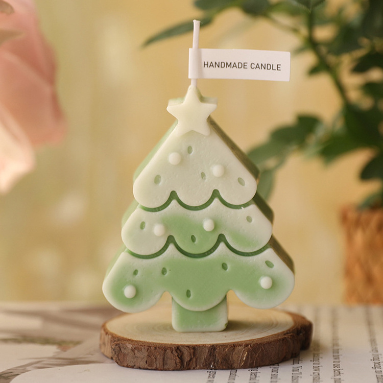 Merry Christmas Use Home Decoration Gifts Christmas Tree Candles