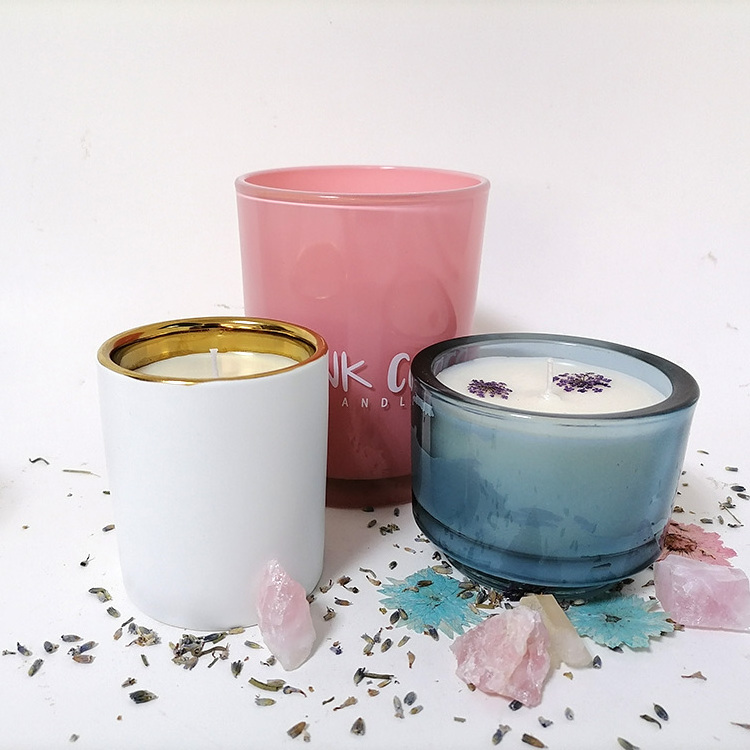 Wholesale private label refillable luxury scented Candles with luxury customized box