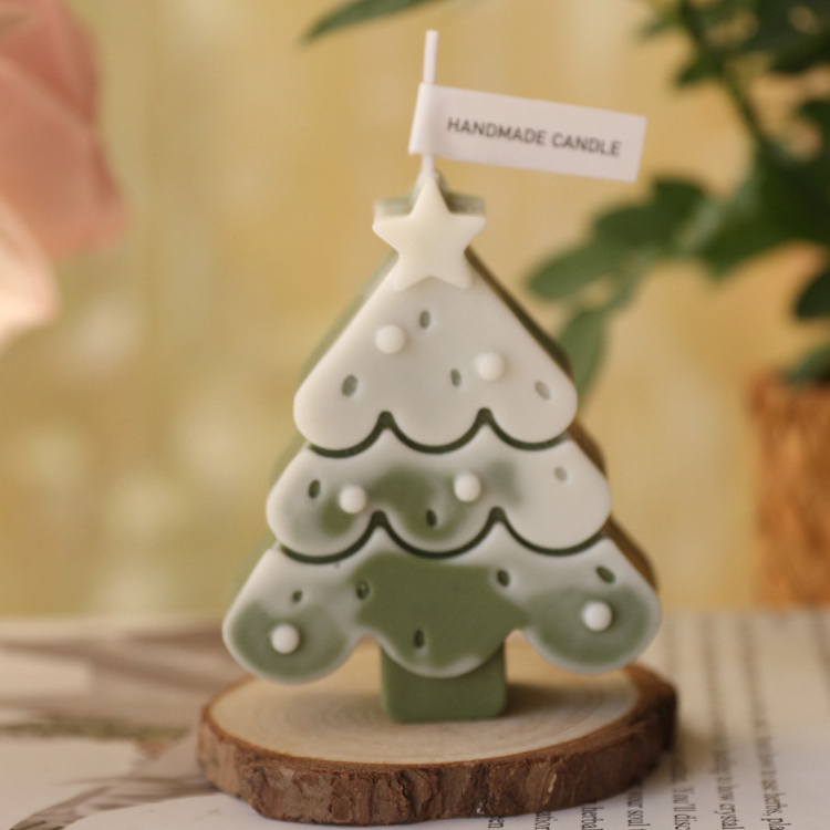 Merry Christmas Use Home Decoration Gifts Christmas Tree Candles