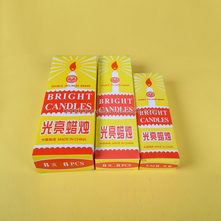 20 years candle factory wholesale cheap crystal wax white bright stick candle with 70% paraffin and 30% palm wax