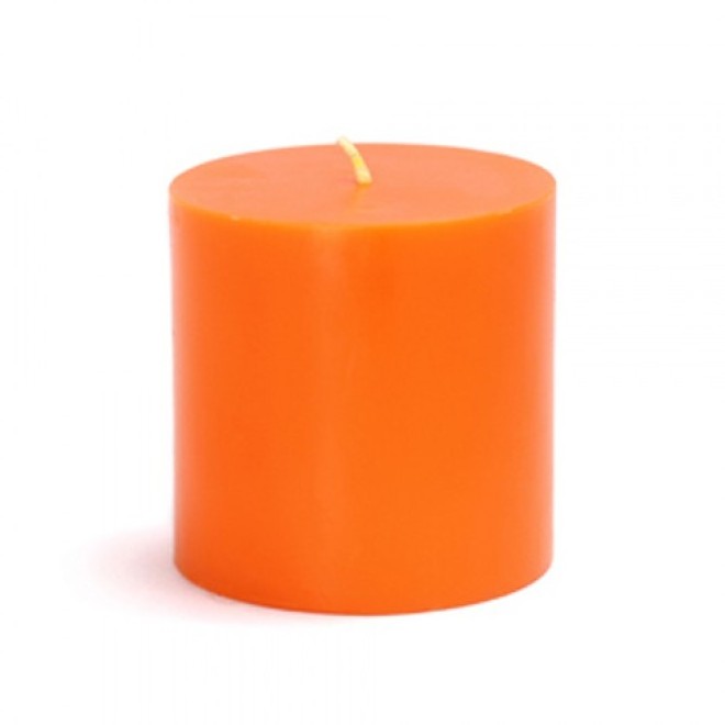 real flame natural wax long burning time giant pillar candle